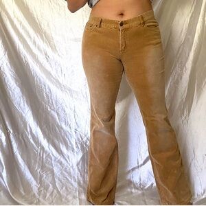 Tan Corduroy Y2K jeans
